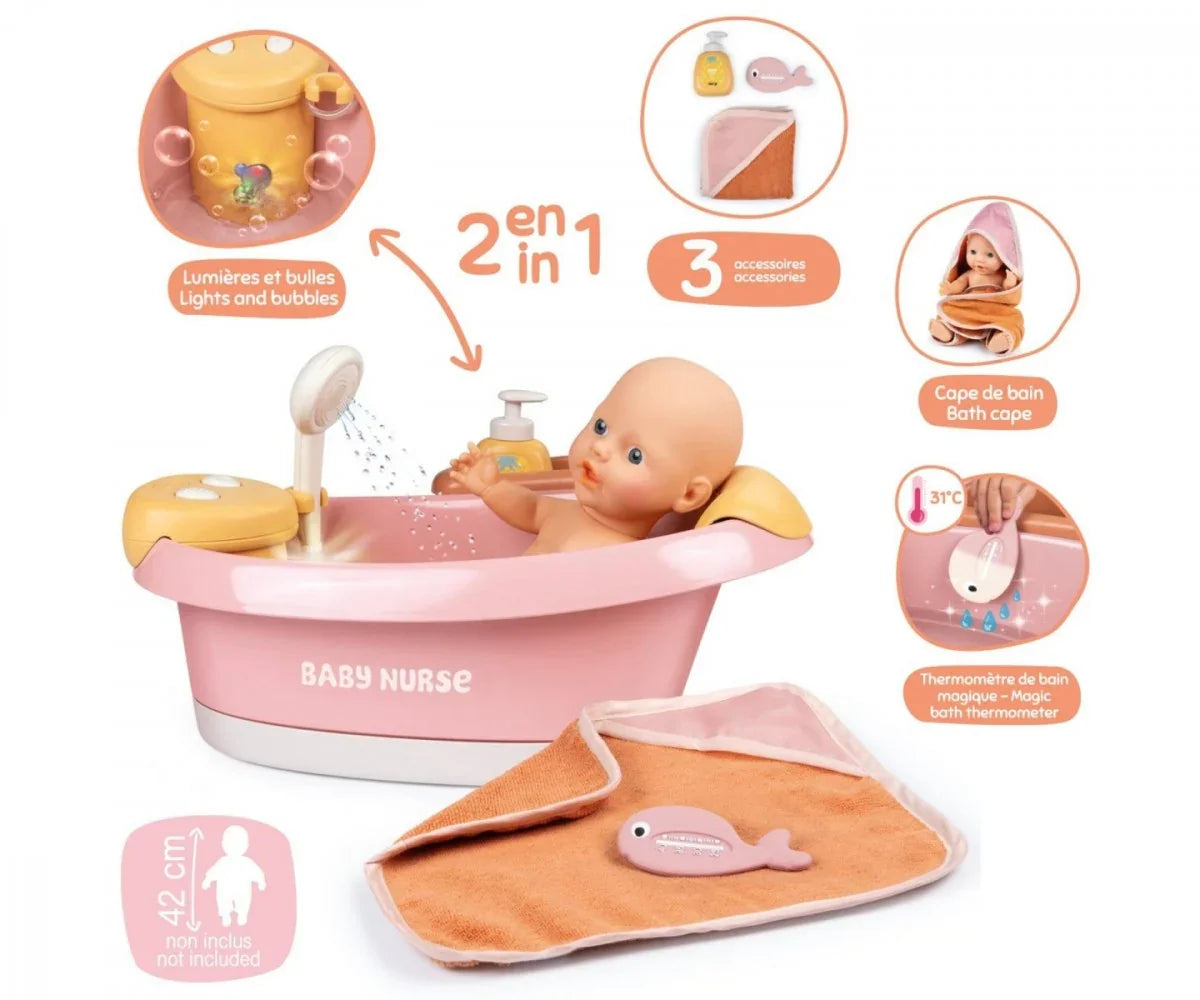 Wanienka z hydromasażem Baby Nurse - zabawki-dla-dziewczynki