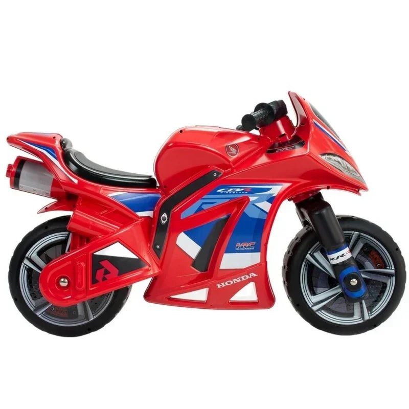 Czerwony jeździk motor biegowy Honda CBR Fireblade dla dzieci, zabawka kreatywna - zabawki-dla-dziewczynki