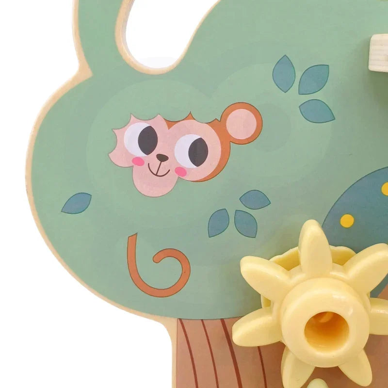 WOOPIE GREEN Drzewko Aktywności Kulodrom Montessori 4w1 - zabawki-dla-dziewczynki