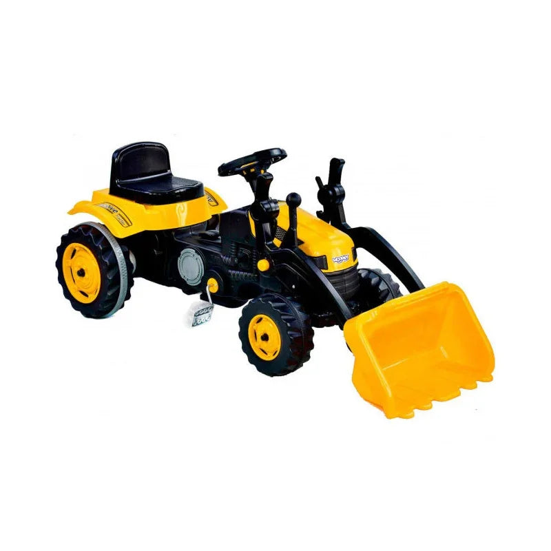 Traktor na pedały z turem i spychaczem