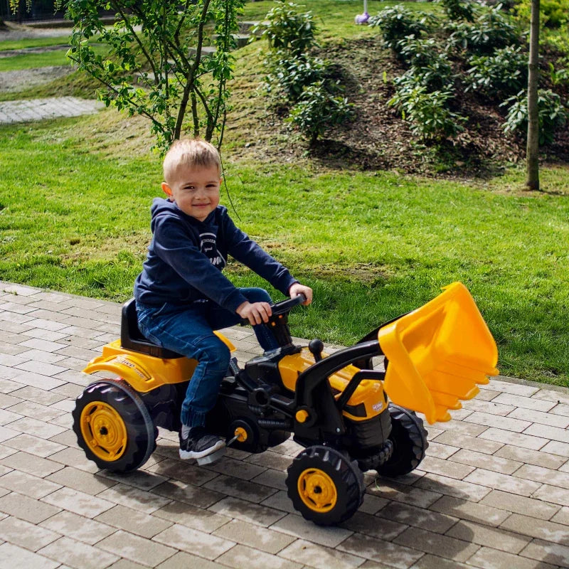 WOOPIE Traktor Na Pedały Farmer MaxTrac Classic Łyżka Spychacz - zabawki-dla-dziewczynki