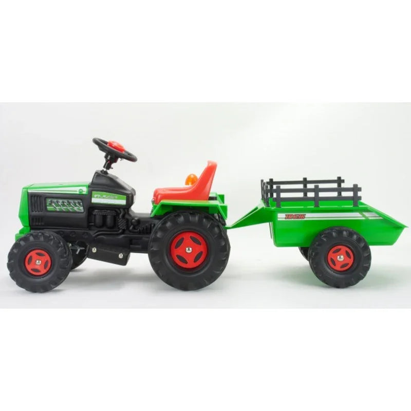 INJUSA Traktor Na Akumulator Basic 6V + Przyczepka - zabawki-dla-dziewczynki