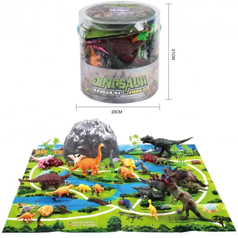WOOPIE figurki Dinozaury 34 szt. kreatywna zabawa dla przedszkolaka- zabawki-dla-dziewczynki