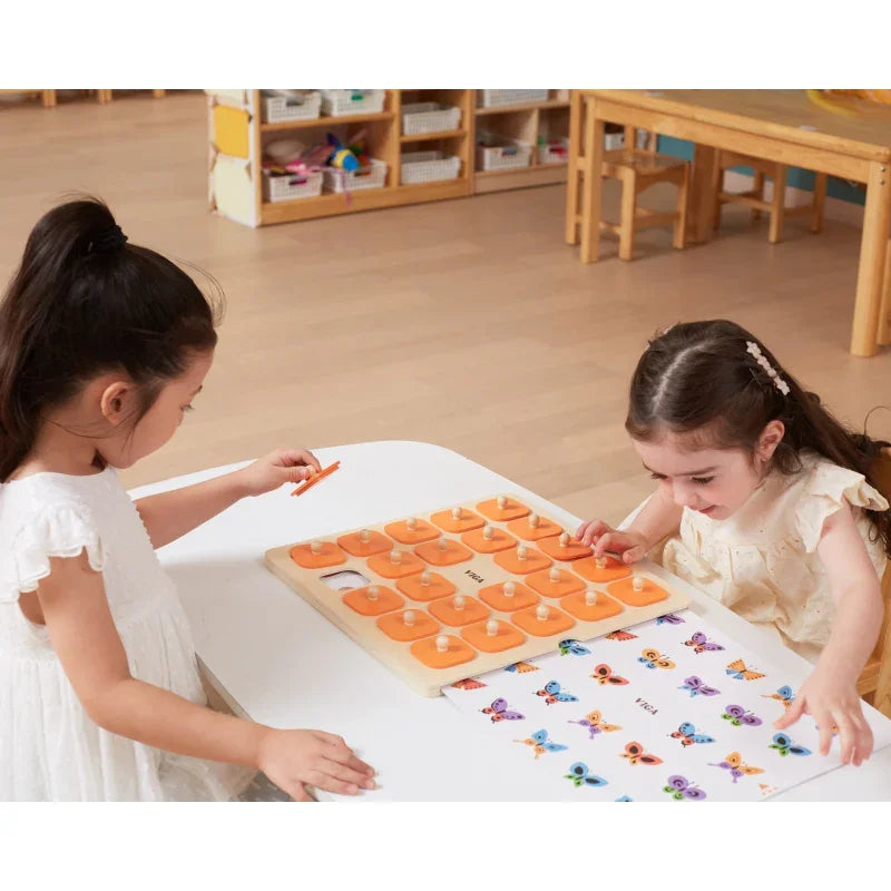 Viga Memory Gra Pamięciowa Zgadnij Obrazki 10 Kart Montessori Duża - zabawki-dla-dziewczynki