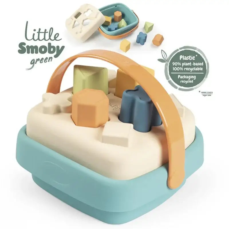 SMOBY Little Green Sorter koszyk kreatywna zabawa edukacyjna- zabawki-dla-dziewczynki
