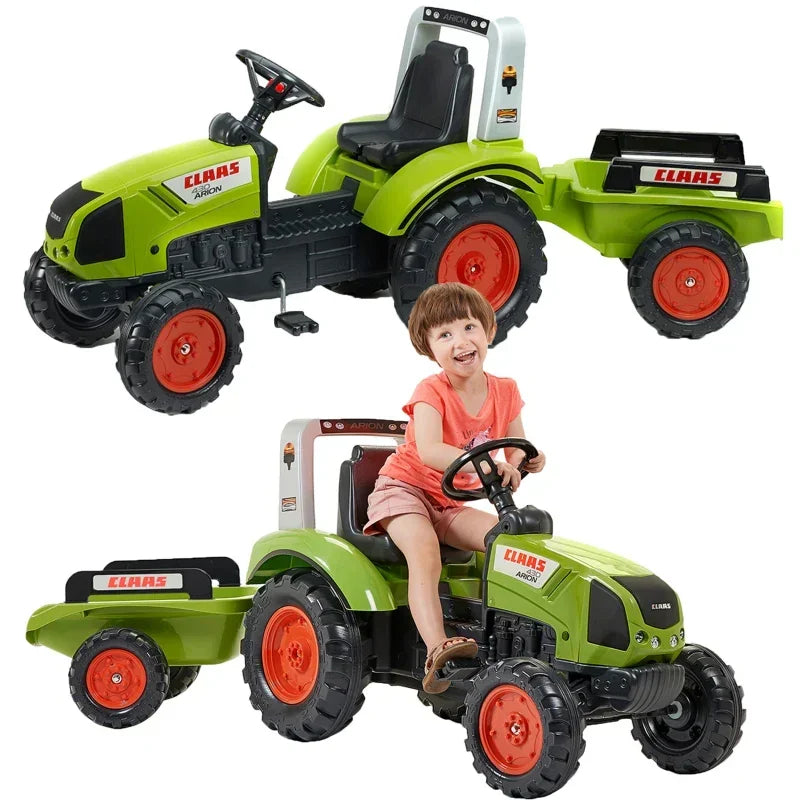 Traktor FALK na pedały do zabawy ruchowej dla maluchów - zabawki-dla-dziewczynki