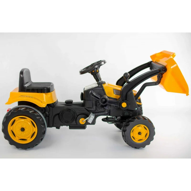 WOOPIE Traktor Na Pedały Farmer MaxTrac Classic Łyżka Spychacz - zabawki-dla-dziewczynki