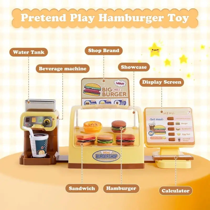 WOOPIE sklep burger zabawka edukacyjna - zabawki-dla-dziewczynki