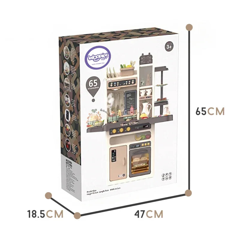 WOOPIE Kuchnia Domowa Wielofunkcyjna Home Kitchen Obieg Wody 65 akc - zabawki-dla-dziewczynki