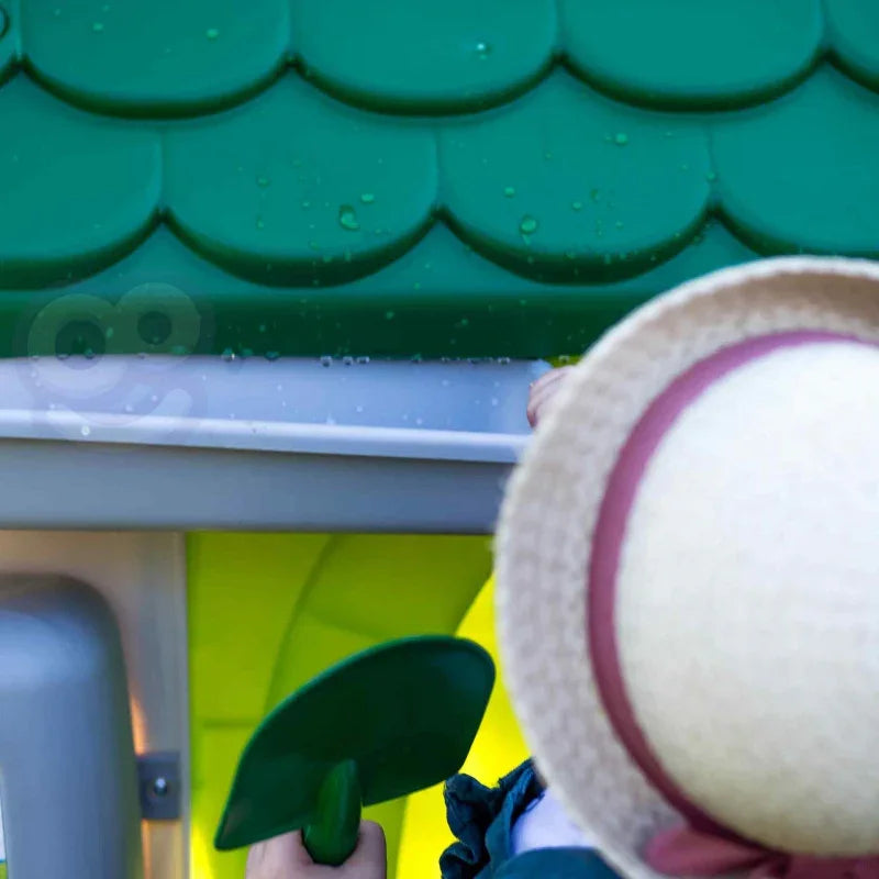 FEBER Domek Domek ogrodowy Eco Karmnik Segregacja Odpadów Imitacja Panelu Słonecznego - zabawki-dla-dziewczynki