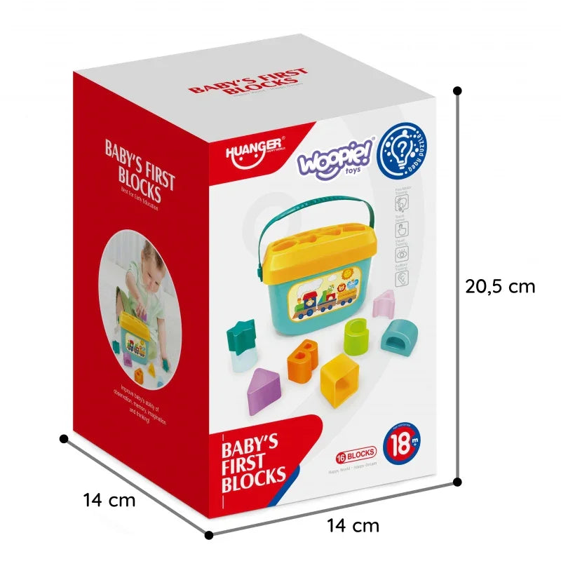 WOOPIE BABY Sorter 2w1 Skrzynka Walizka + Nauka Alfabetu i Kształtów - zabawki-dla-dziewczynki