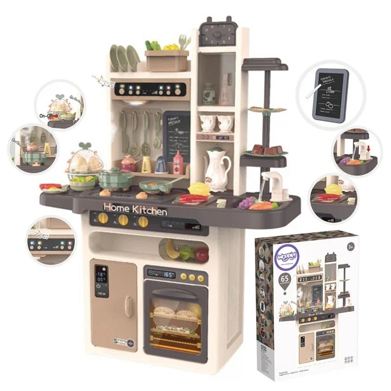 WOOPIE Kuchnia Domowa Wielofunkcyjna Home Kitchen Obieg Wody 65 akc - zabawki-dla-dziewczynki