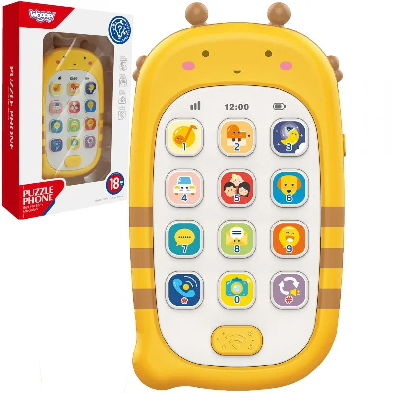 WOOPIE BABY Telefonik Interaktywny Komórka z Dźwiękami - zabawki-dla-dziewczynki