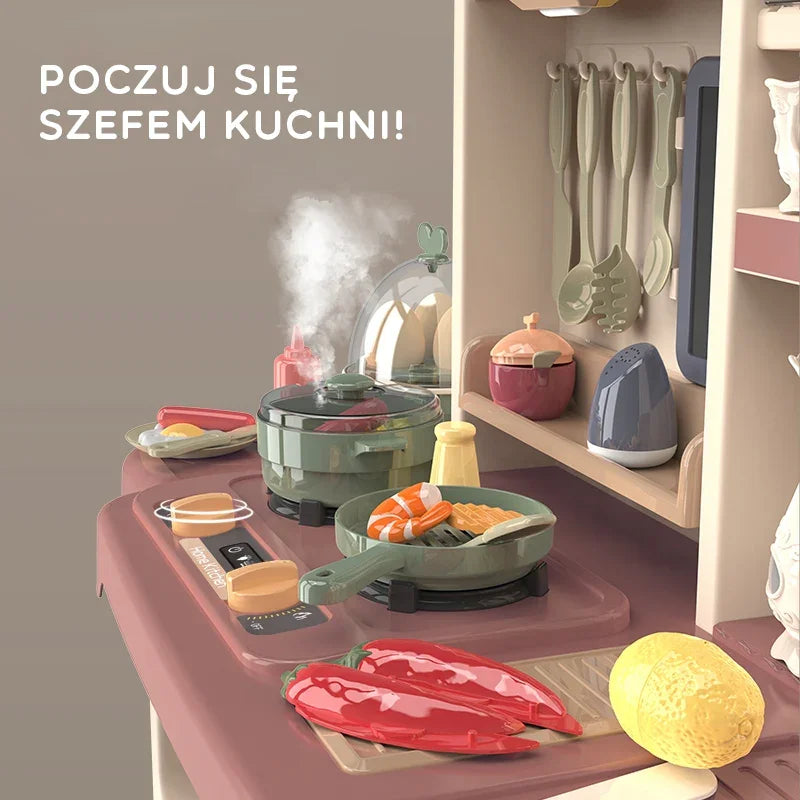 WOOPIE Kuchnia Domowa Wielofunkcyjna Home Kitchen Obieg Wody 65 akc - zabawki-dla-dziewczynki