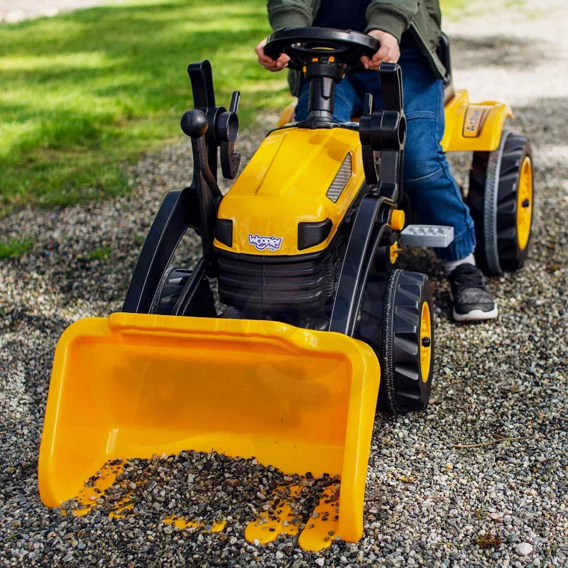 WOOPIE Traktor Na Pedały Farmer MaxTrac Classic Łyżka Spychacz - zabawki-dla-dziewczynki