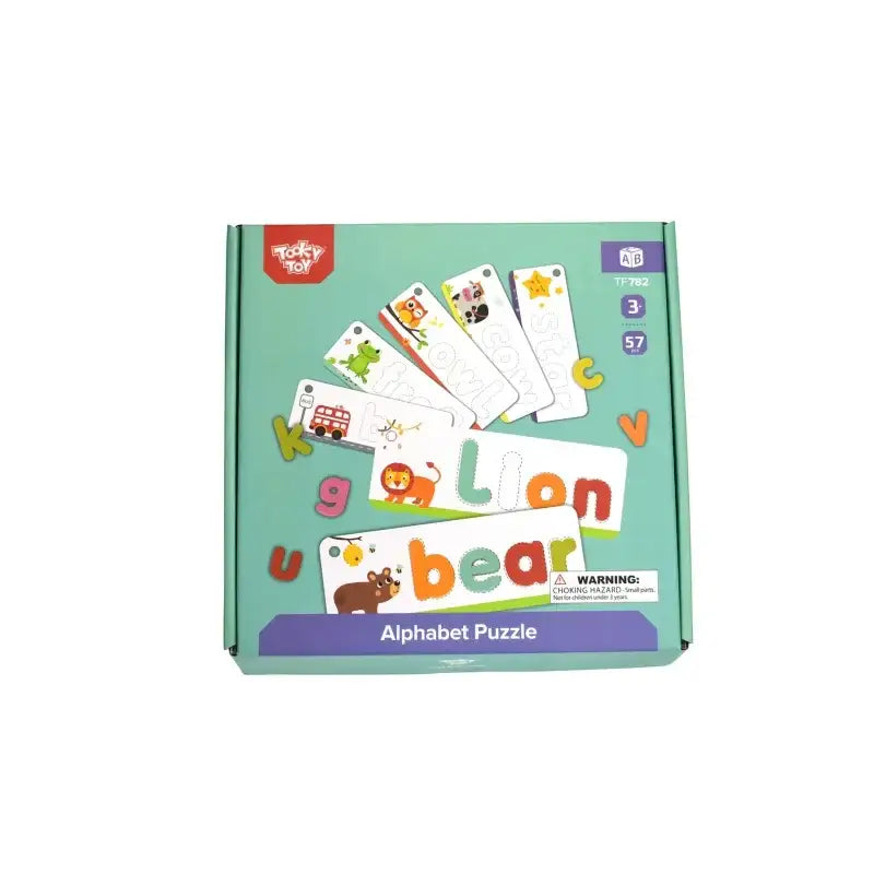 Zabawka edukacyjna TOOKY TOY Alfabet Montessori 57 el nauka literek - zabawki-dla-dziewczynki