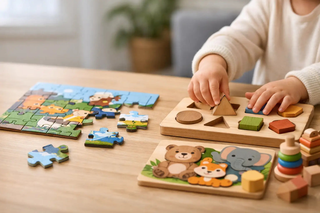 Puzzle czy układanki drewniane dla dziecka?