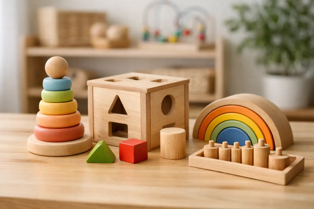 Drewniane zabawki Montessori - jak wybrać