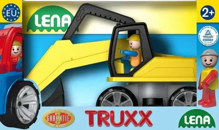 Lena Truxx Koparka 44 cm duży pojazd budowlany dla dzieci - zabawki-dla-dziewczynki
