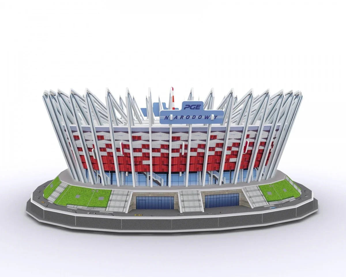 Puzzle 105 elementów 3D Stadion PGE Narodowy - zabawki-dla-dziewczynki