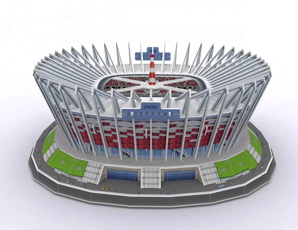 Puzzle 105 elementów 3D Stadion PGE Narodowy - zabawki-dla-dziewczynki