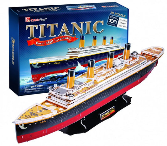 Puzzle 3D Titanic Duży zabawka edukacyjna dla dzieci - zabawki-dla-dziewczynki