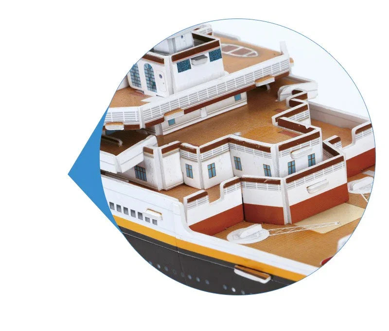 Puzzle 3D Titanic Duży - zabawki-dla-dziewczynki