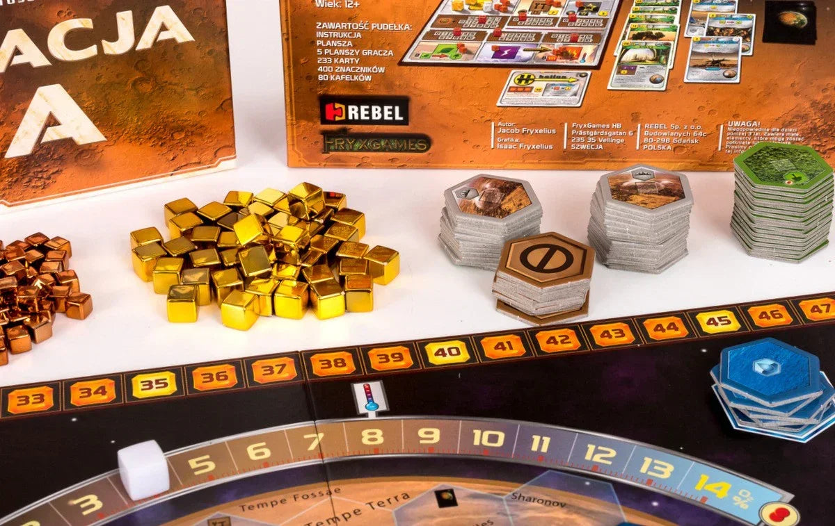 Rebel Terraformacja Marsa strategiczna gra planszowa - zabawki-dla-dziewczynki
