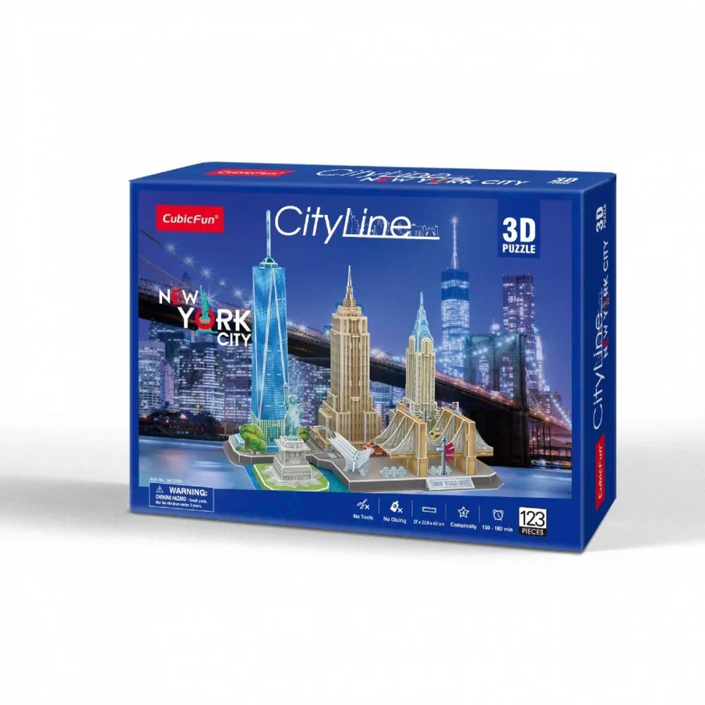 3-Puzzle 3D City Line New York 3