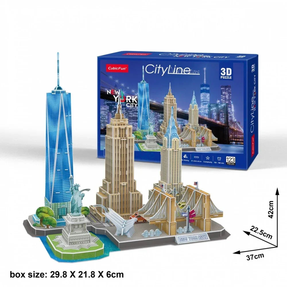 1-Puzzle 3D City Line New York 1