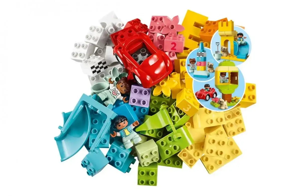 DUPLO Pudełko z klockami Deluxe 10914 kolorowe klocki - zabawki-dla-dziewczynki