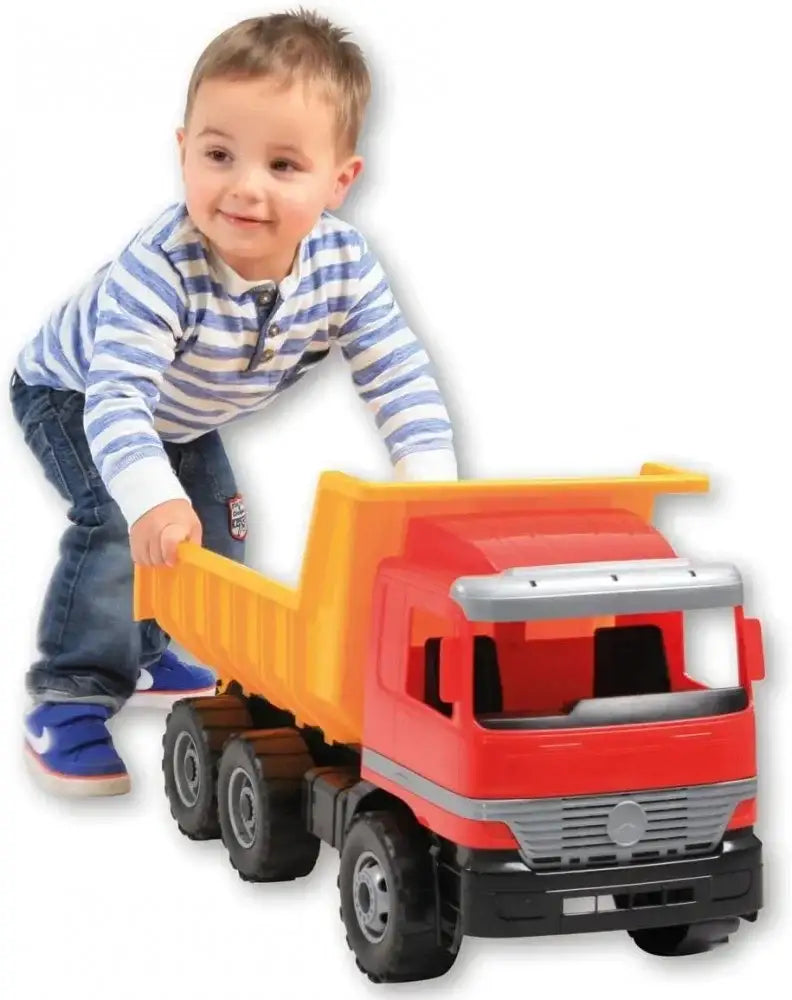 Lena Wywrotka Mercedes Actros 62 cm duży samochód budowlany - zabawki-dla-dziewczynki