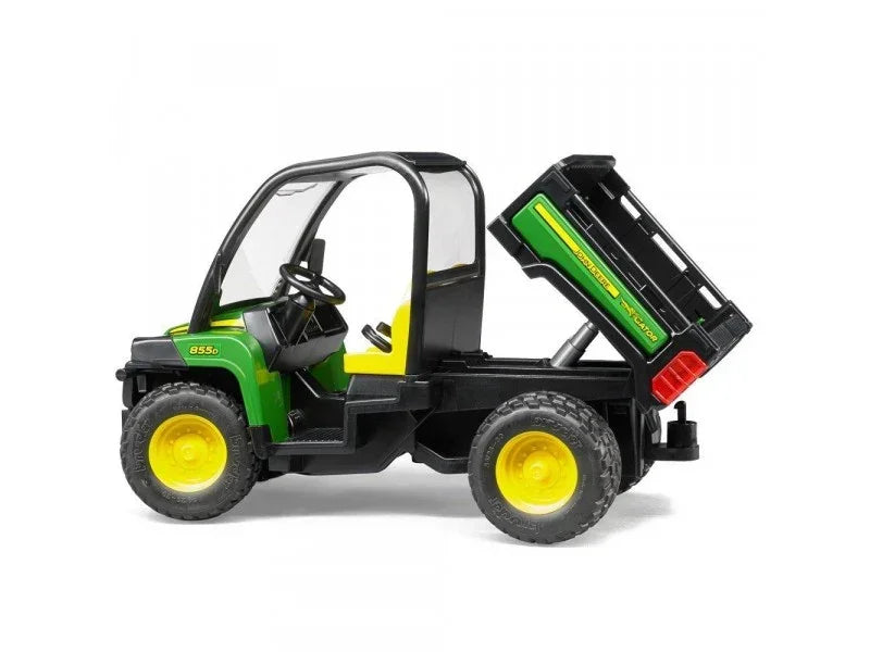 Zielona zabawka pojazd terenowy dla dzieci, model John Deere, plastikowy wywrotka - zabawki-dla-dziewczynki