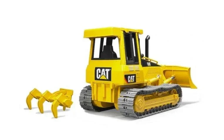 BRUDER buldożer Caterpillar na gąsienicach - zabawki-dla-dziewczynki