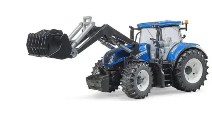 niebieski traktor zabawka dla dzieci z podnoszoną łyżką, zabawki edukacyjne dla dziewczynki
