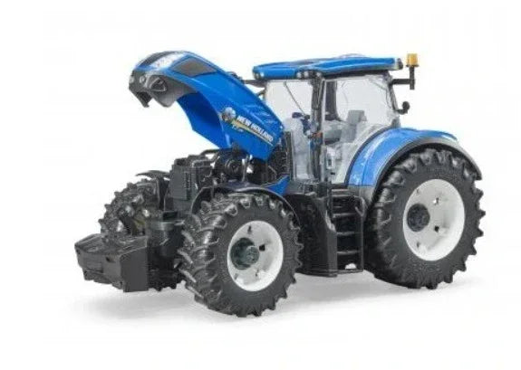 niebieski traktor zabawka New Holland, kreatywna zabawa - zabawki-dla-dziewczynki