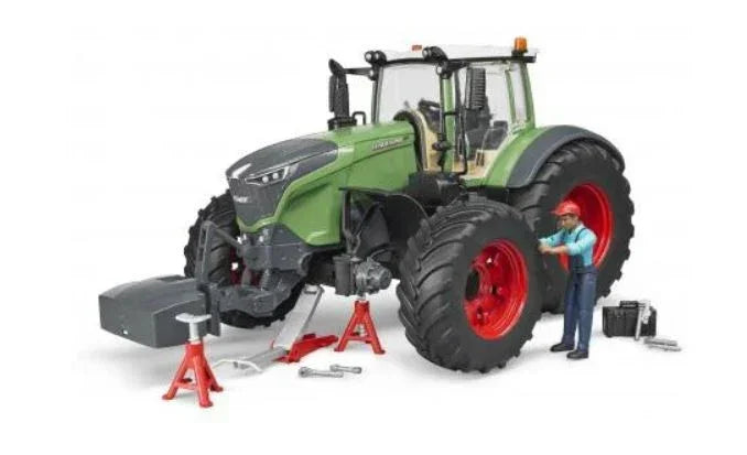 BRUDER Pojazd Traktor Fendt 1050 Vario z figurką mechanika - zabawki-dla-dziewczynki