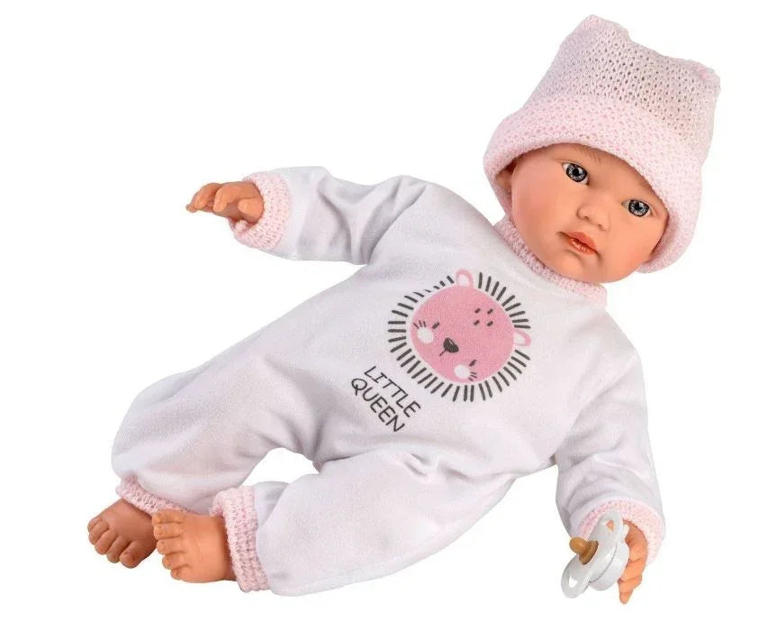 Llorens Cuquita 30 cm płacząca lalka bobas - zabawki-dla-dziewczynki
