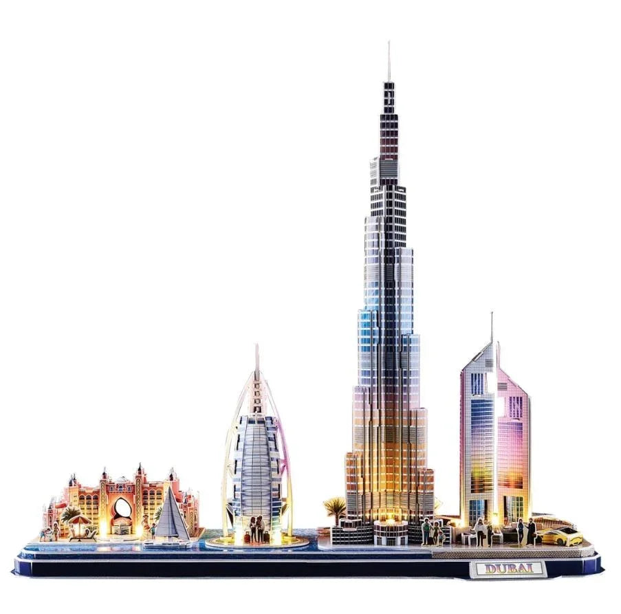 Puzzle 3D LED Dubaj - zabawki-dla-dziewczynki