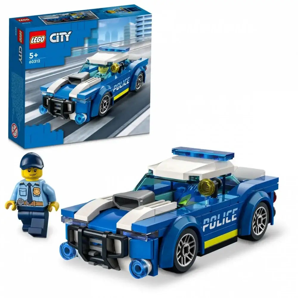 LEGO City Radiowóz z minifigurką policjanta i akcesoriami - zabawki-dla-dziewczynki