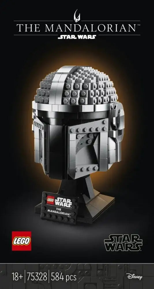LEGO 75328 hełm Mandalorianina model kolekcjonerski - zabawki-dla-dziewczynki