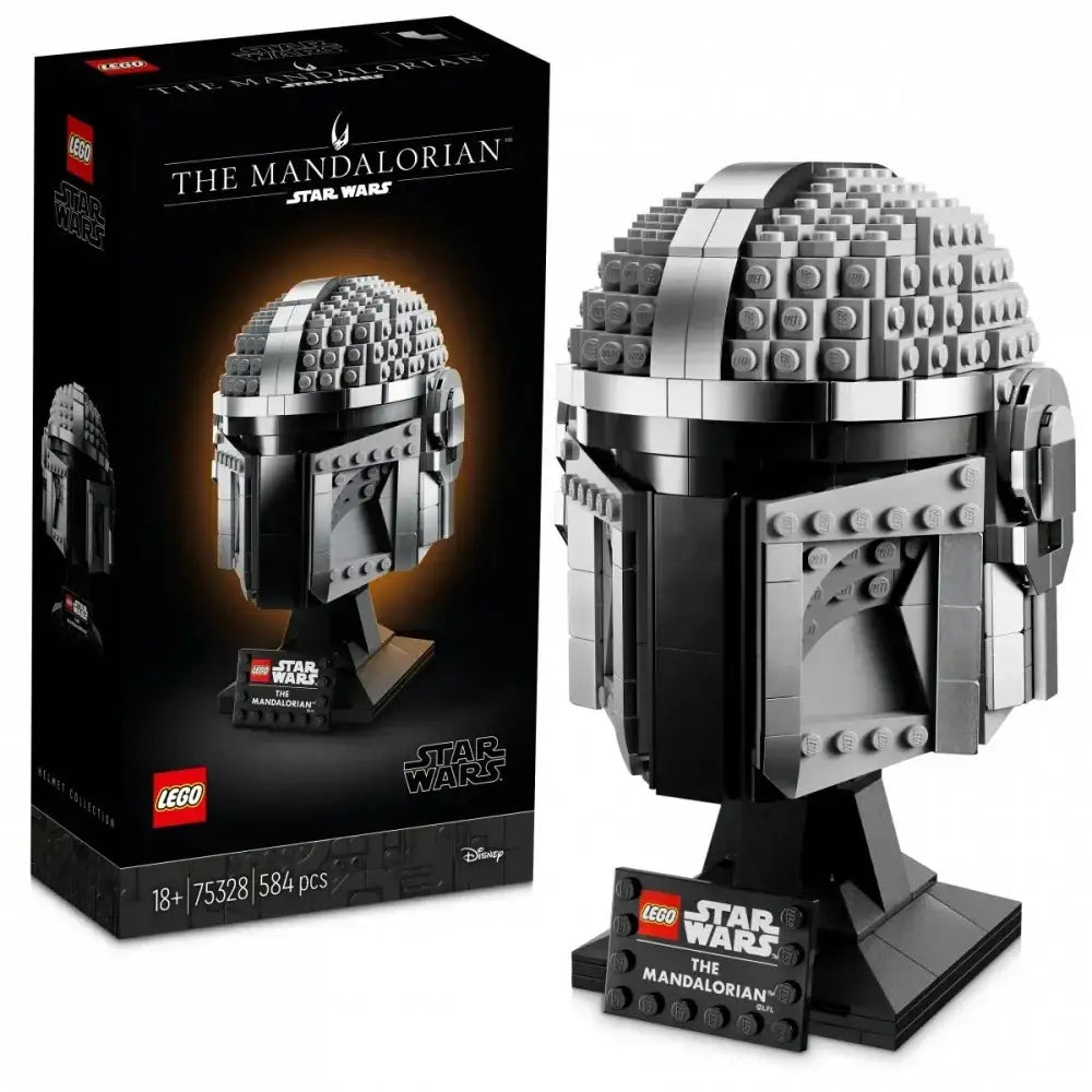 LEGO Star Wars Mandalorian hełm, zestaw klocków, kreatywna zabawka dla dzieci - zabawki-dla-dziewczynki