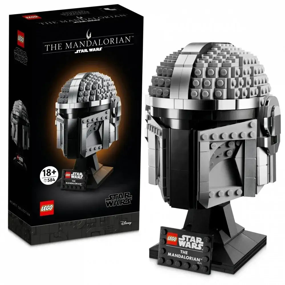 Klocki LEGO Star Wars hełm Mandalorianina, kreatywna zabawka dla dzieci, zestaw kolekcjonerski - zabawki-dla-dziewczynki