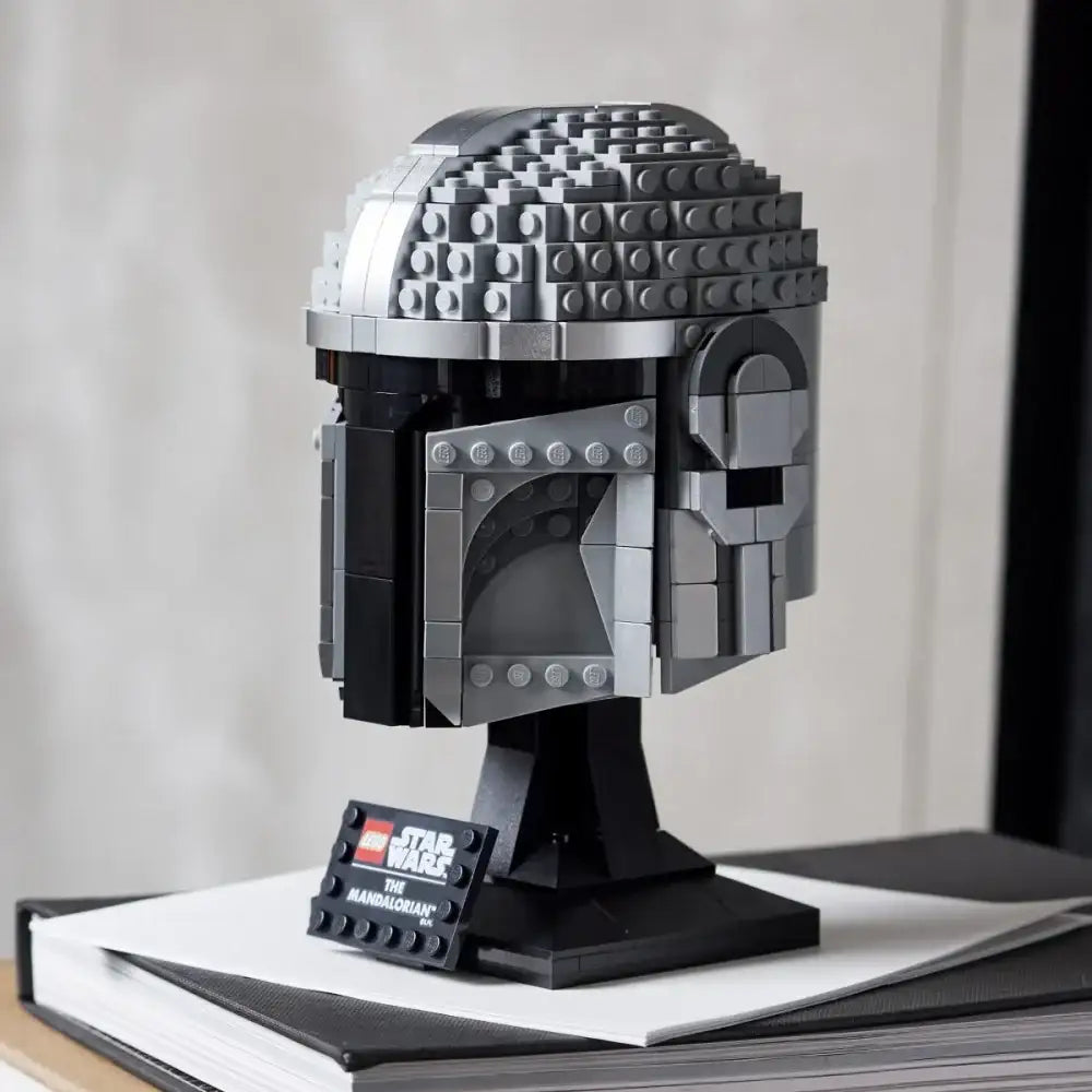 LEGO 75328 hełm Mandalorianina detaliczny projekt - zabawki-dla-dziewczynki