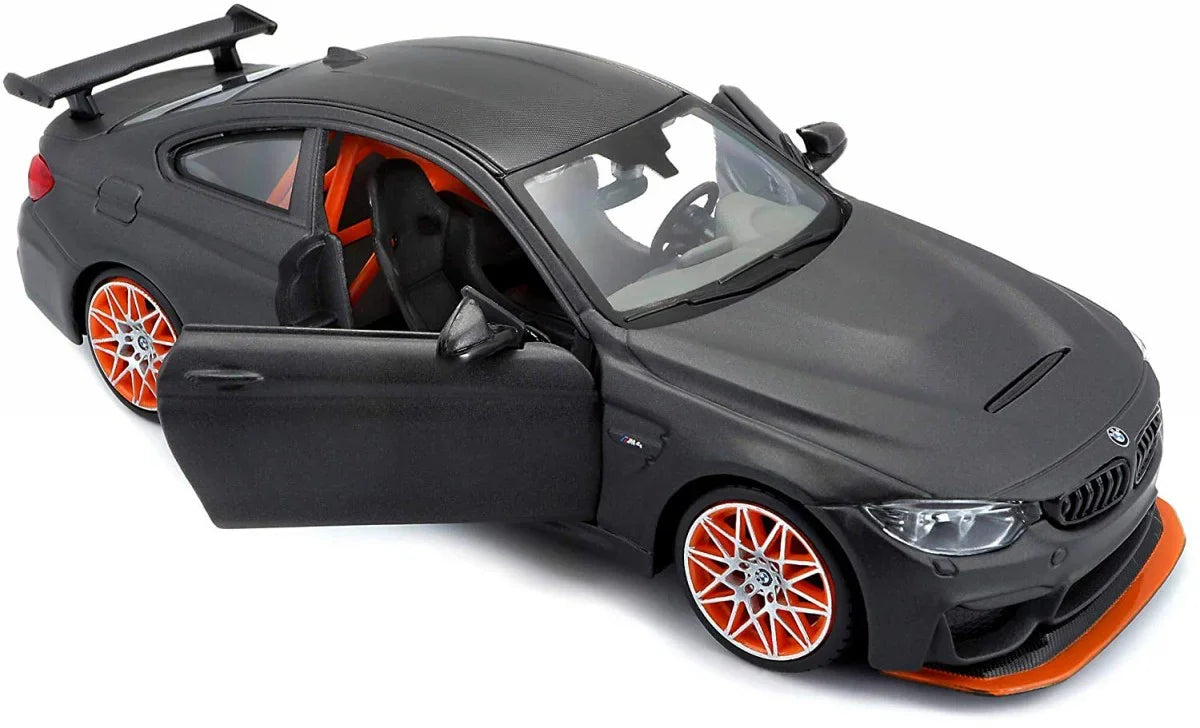 Model kompozytowy BMW M4 GTS 1/24 szary - zabawki-dla-dziewczynki