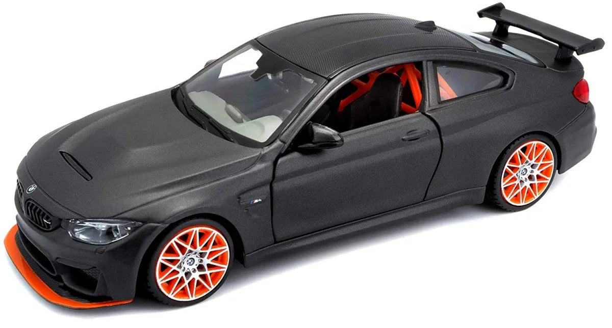 Model kompozytowy BMW M4 GTS 1/24 szary - zabawki-dla-dziewczynki