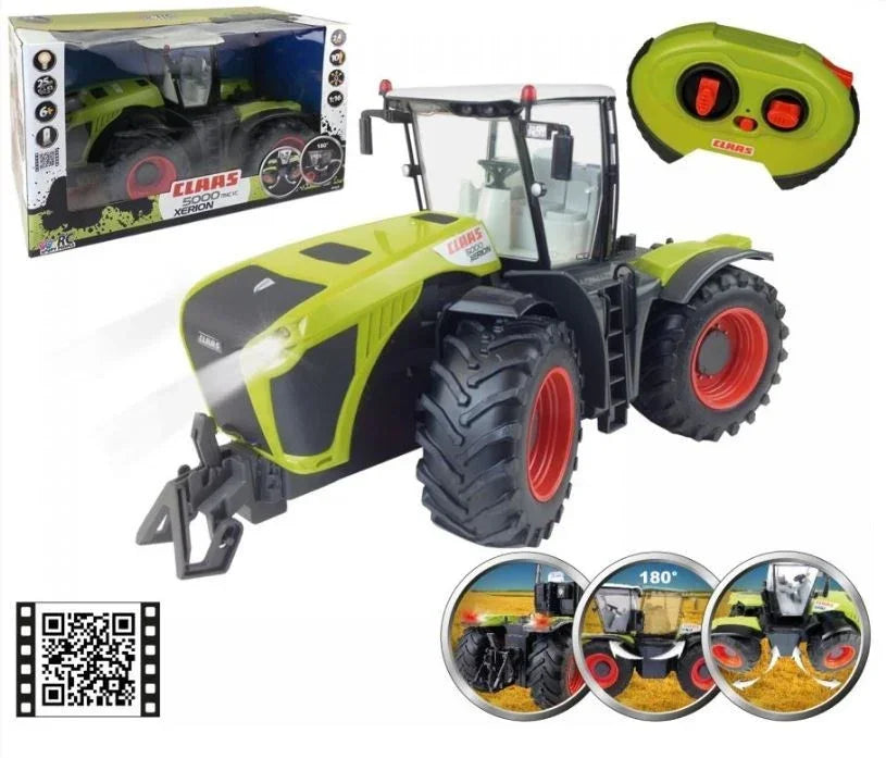 Traktor RC Happy People Claas Xerion 5000 z obracaną kabiną - zabawki-dla-dziewczynki
