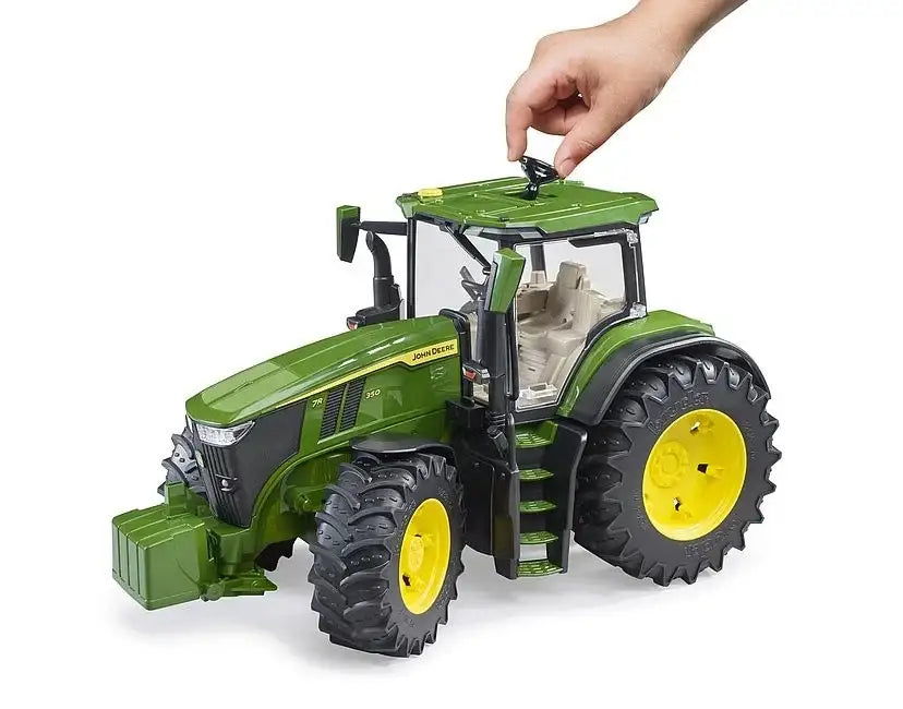 zielony traktor zabawka John Deere dla dzieci, zabawki kreatywne - zabawki-dla-dziewczynki