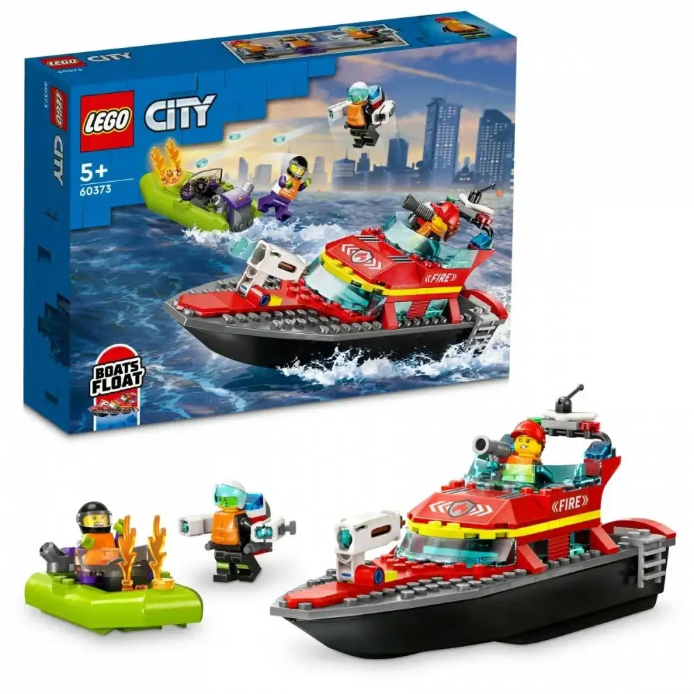 LEGO City 60373 minifigurki strażaków - zabawki-dla-dziewczynki