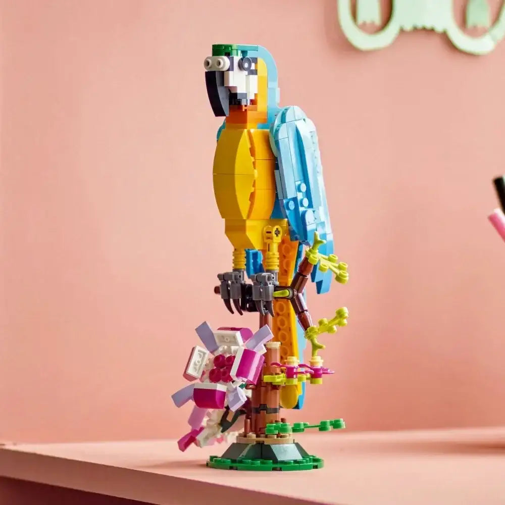 LEGO Klocki Creator 31136 papuga kolorowe klocki -  zabawki-dla-dziewczynki